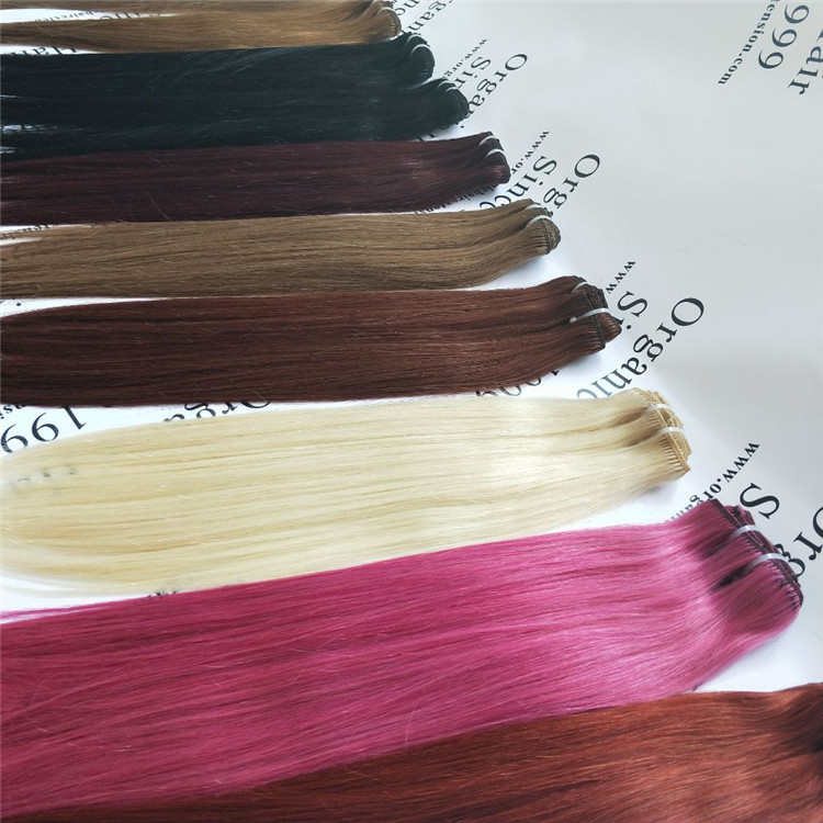 Clip in hair extensions of beautful color H14